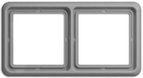 Рамка универсальная Jung CD500 2-м. серый картинка